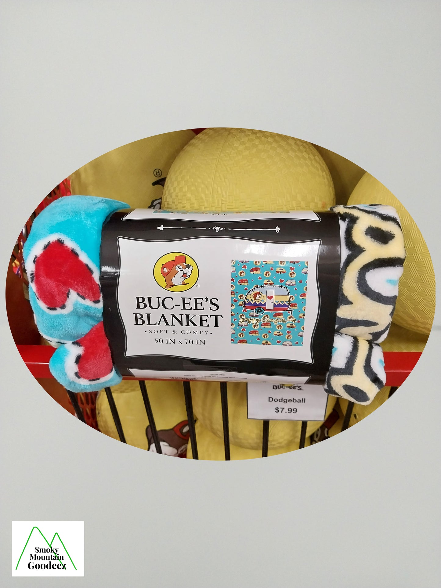 Buc-ee's Super Soft Happy Camper Blanket