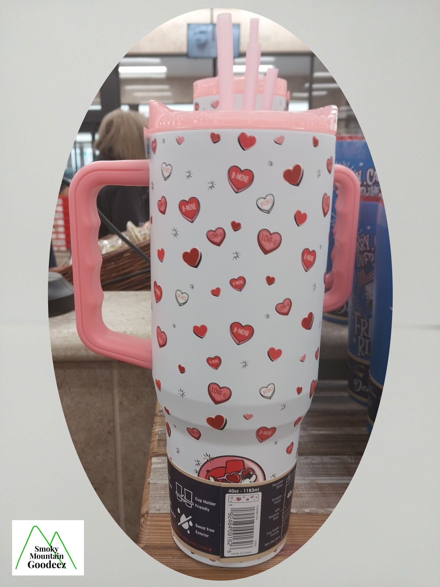 Buc-ee's 2024 Valentine 40 oz Travel Tumbler Mug