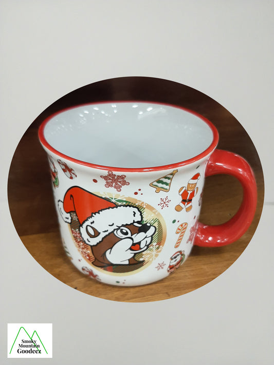 Buc-ee's Limited Edition Christmas Ceramic Mug - Style A