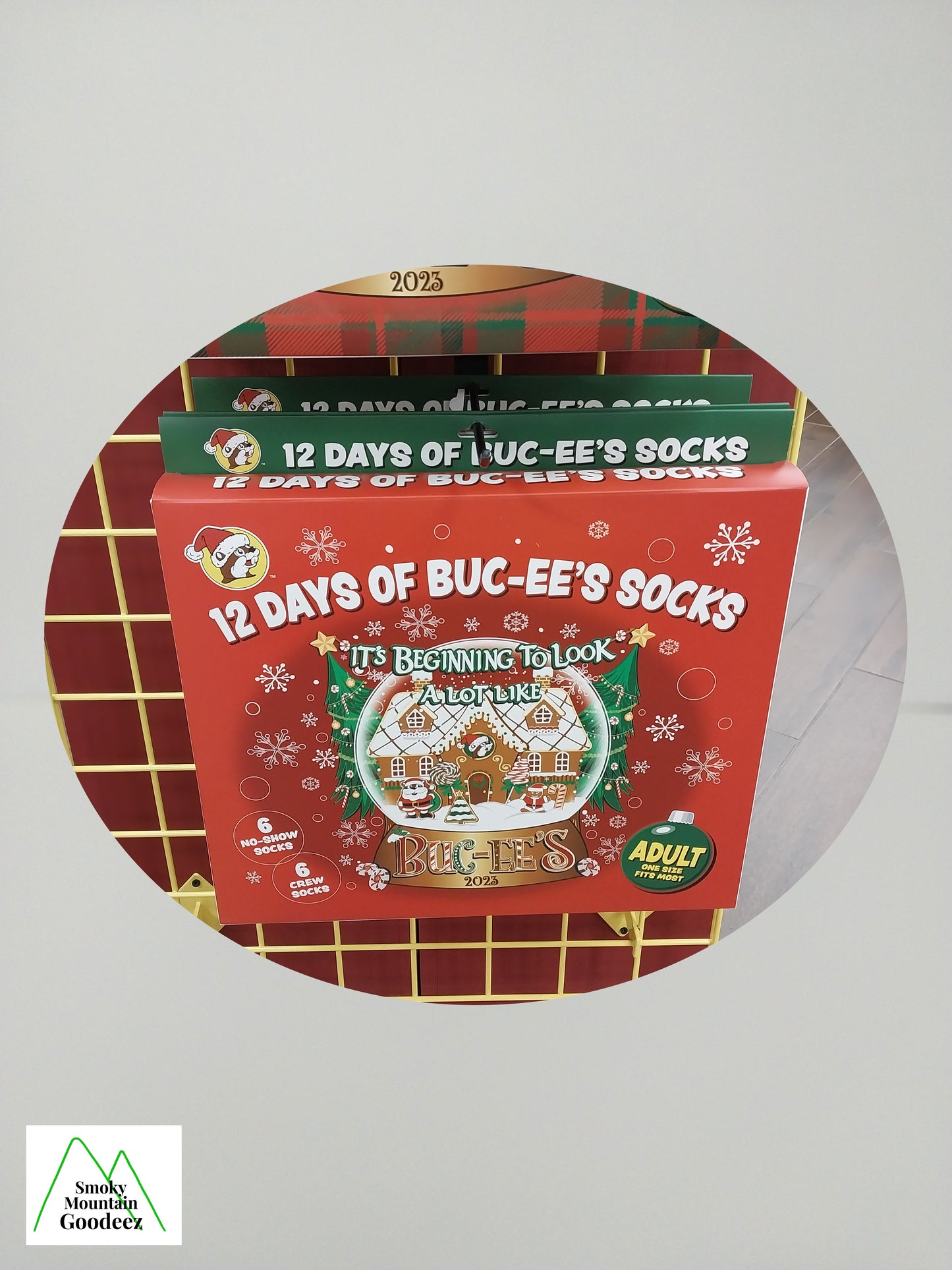 Buc-ee’s Limited Edition 12 Days of Holiday Advent Socks