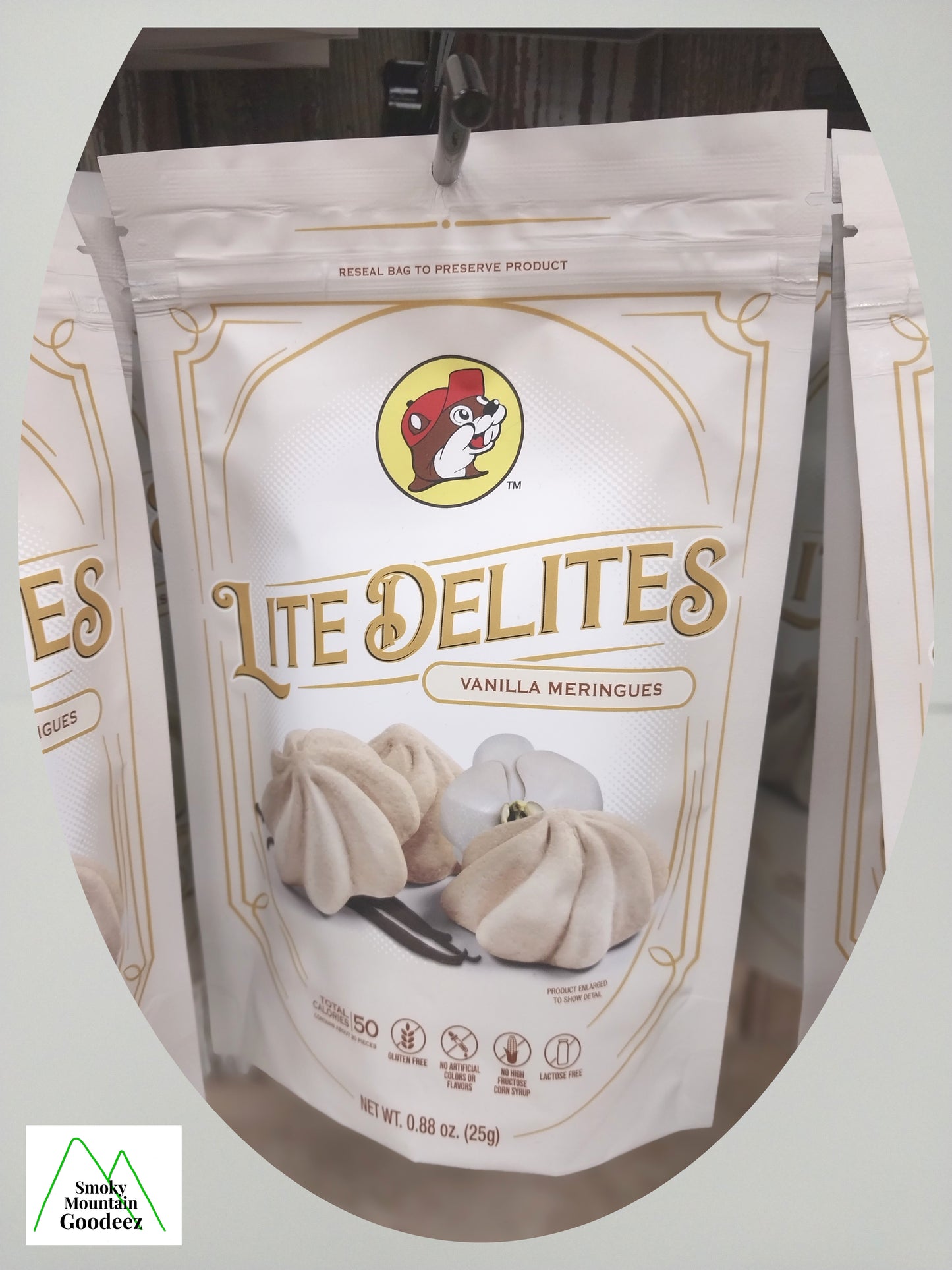 Buc-ee's Vanilla Lite Delites Low Calorie Flavored Meringues