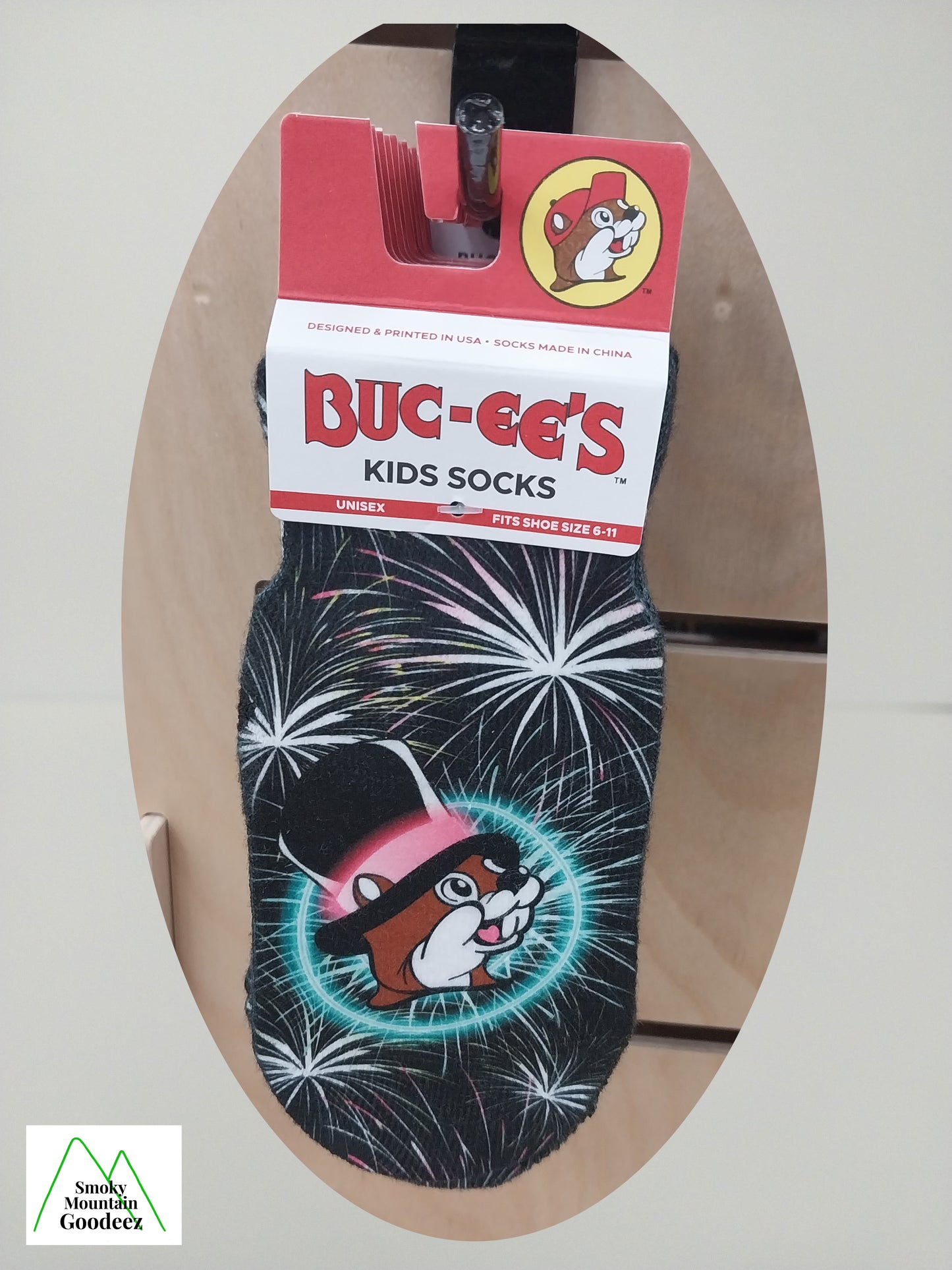 Buc-ee's New Year Celebration Kids Ankle Socks