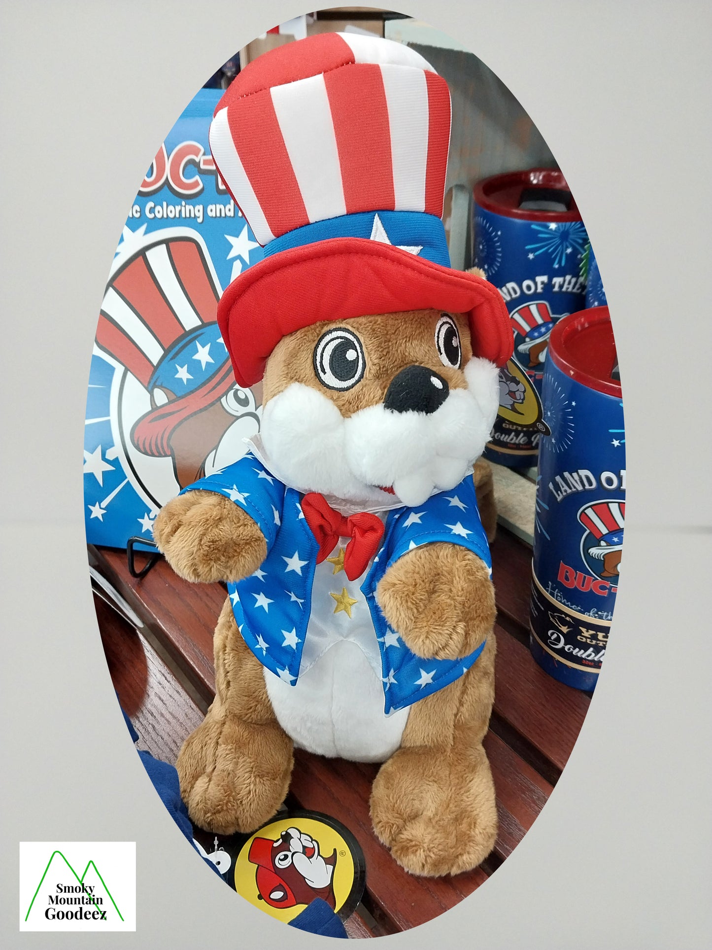 Buc-ee's 2024 4th of July Beaver Plushie