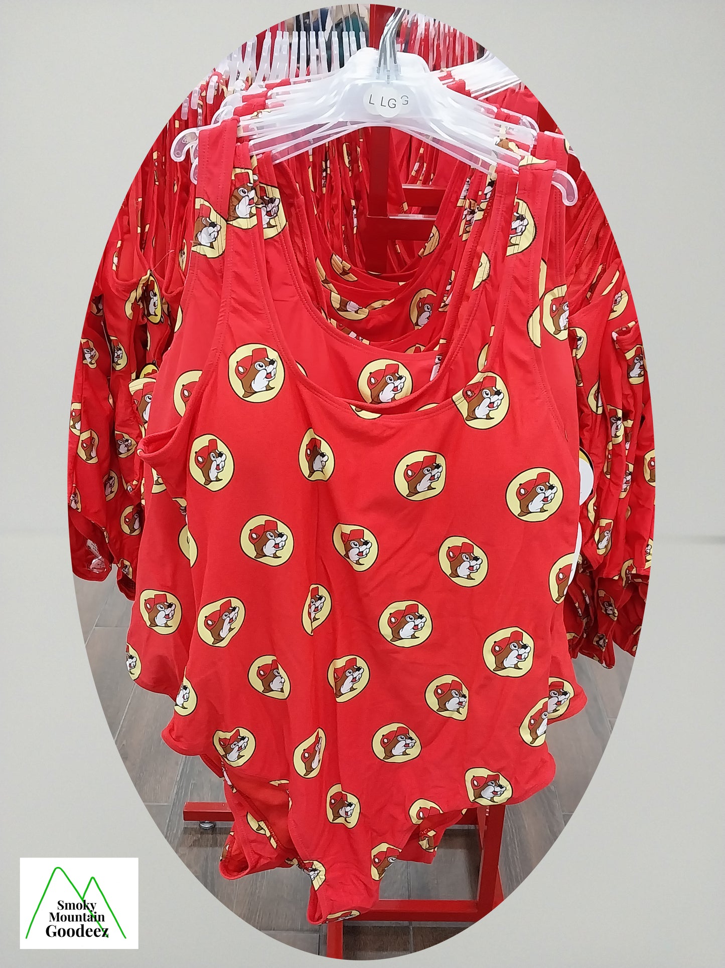 Buc-ee's Red Logo One Piece Swimsuit
