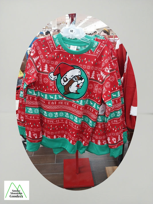 Buc-ee's Super Cute Ugly Christmas Sweater