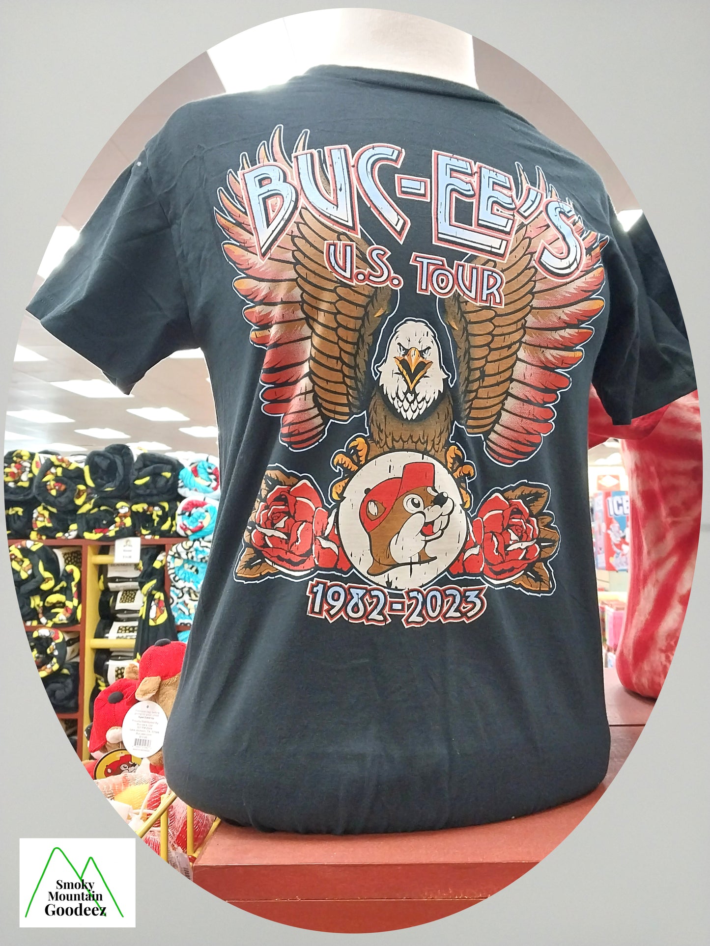 Buc-ee's Tour 1982 - 2023 Locations T-shirt