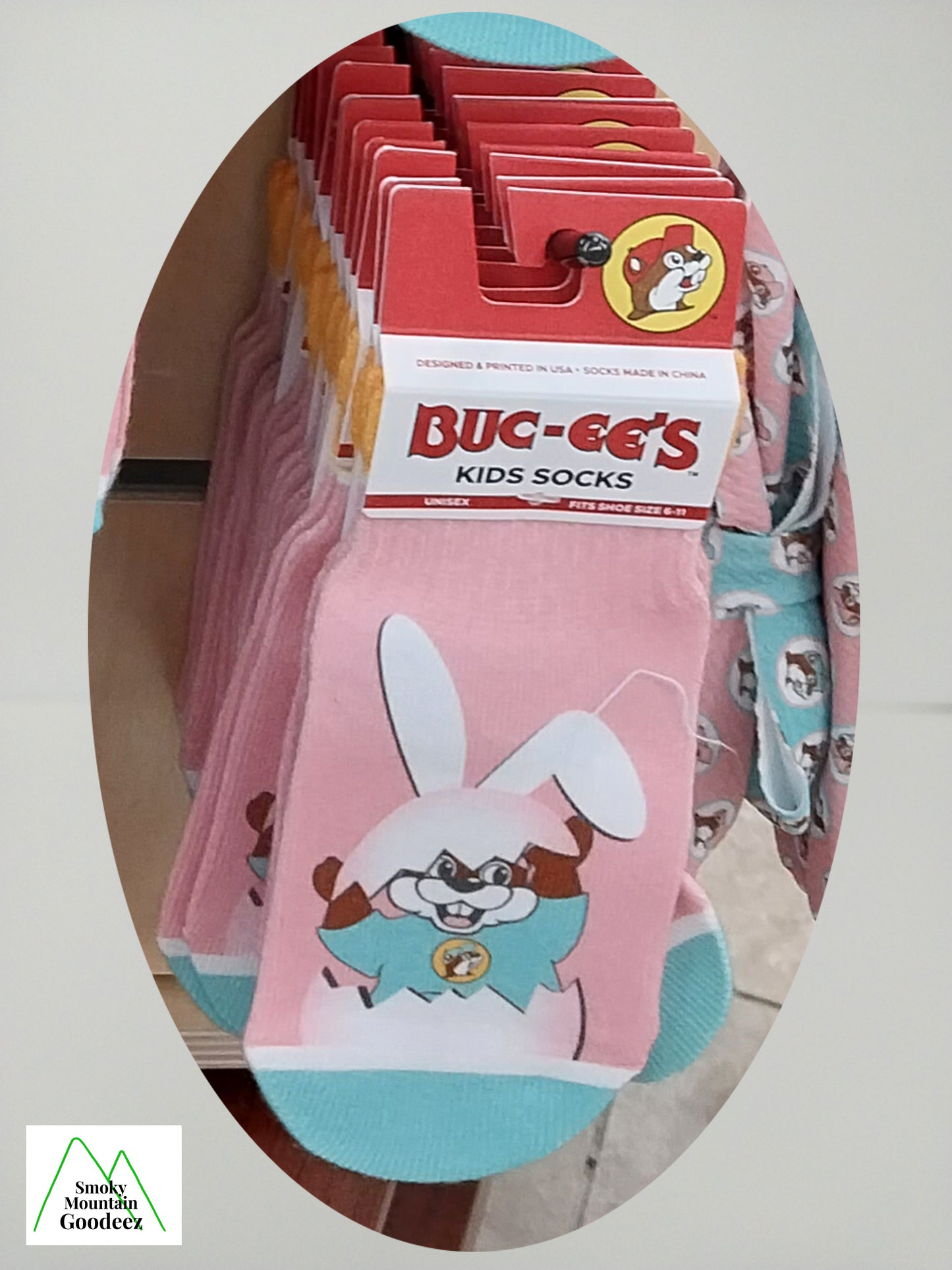 Buc-ee's Limited Edition Easter Kids Ankle Socks