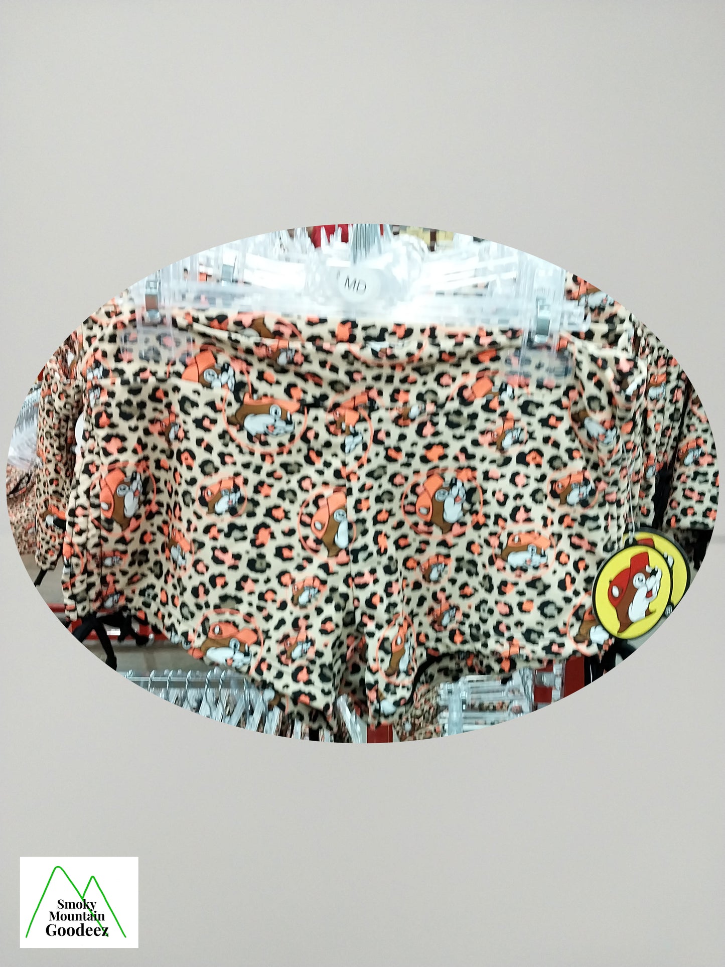 Buc-ee's Leopard Print Swimsuit Short Bottoms