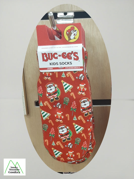 Buc-ee's Limited Edition Christmas Kids Ankle Socks