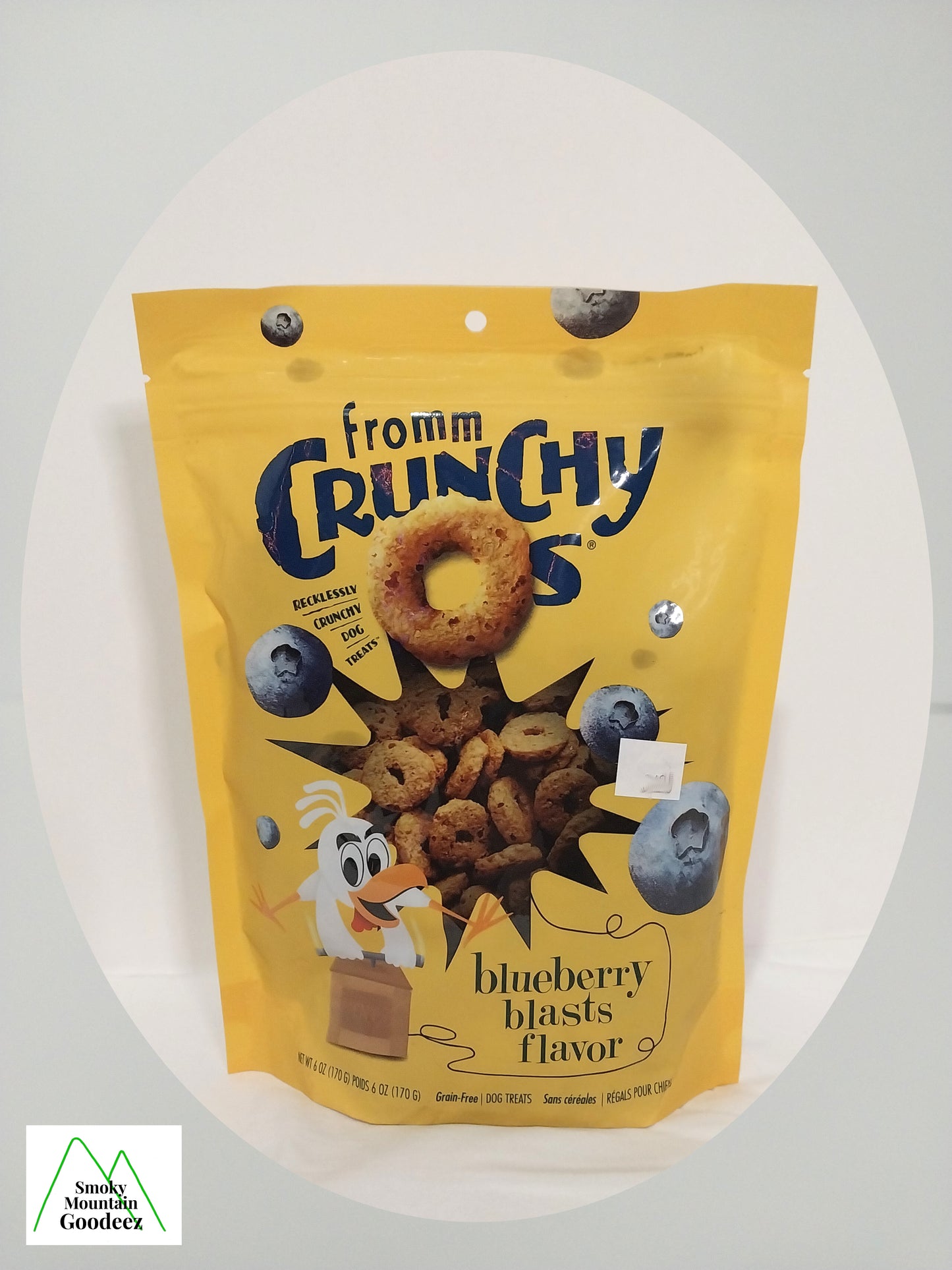 fromm Crunchy O's Dog Treats - Blueberry Blasts Flavor