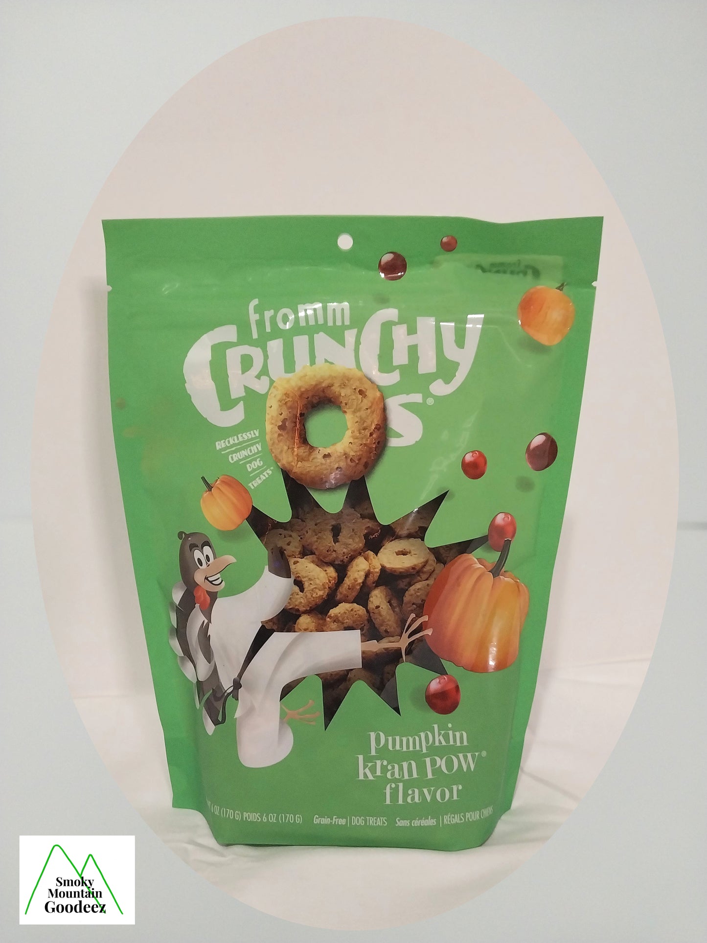 fromm Crunchy O's Dog Treats - Pumpkin Kran Pow Flavor